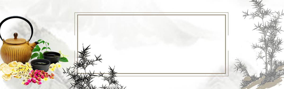 中国风茶品牌促销banner背景图片素材