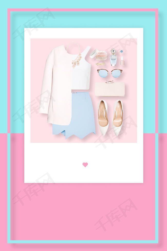 秋季潮流女装女鞋促销活动背景图片免费下载_