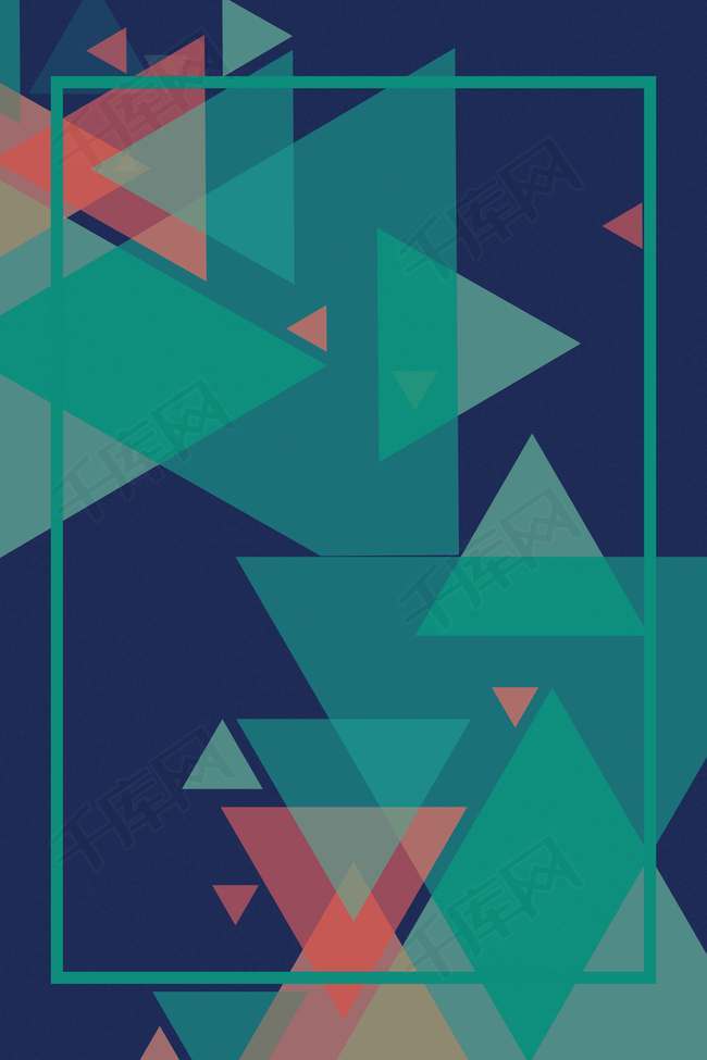 简约立体扁平三角形几何背景图片免费下载_海报banner