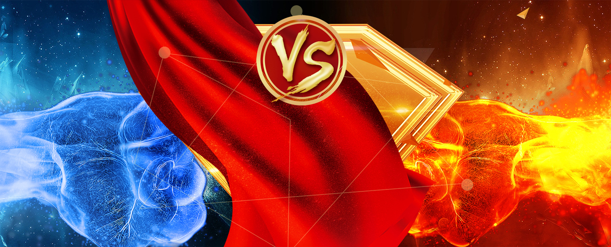 争锋对抗大气vs撞色banner