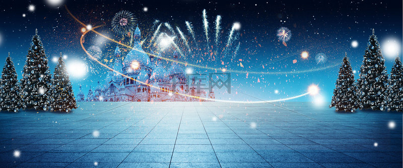 2018天猫双旦节日促销背景图片免费下载_海报