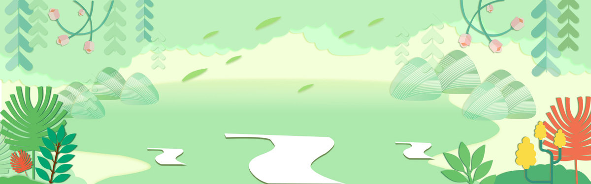 手绘清新端午节banner海报背背景图片素材