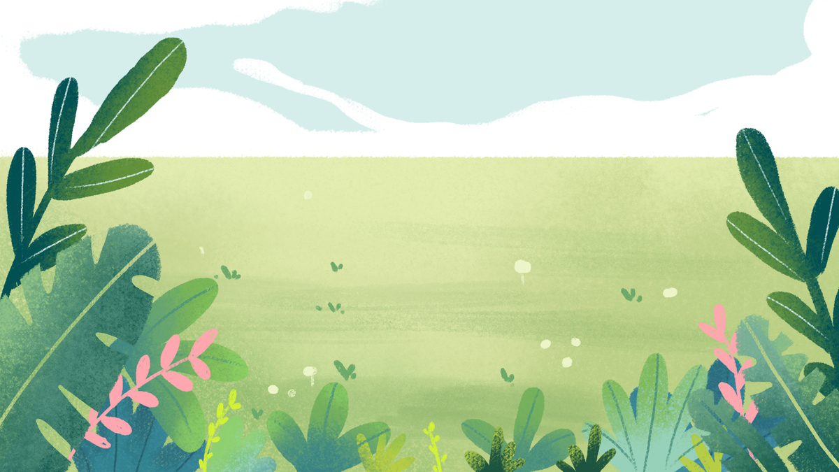 简约小清新立春郊游背景图片免费下载_海报b