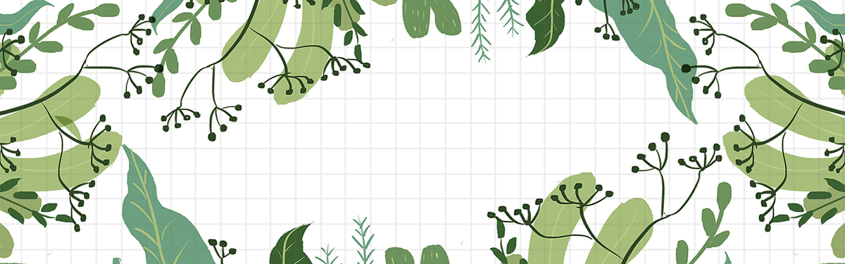 水彩小清新树叶banner海报背景背景图片素材