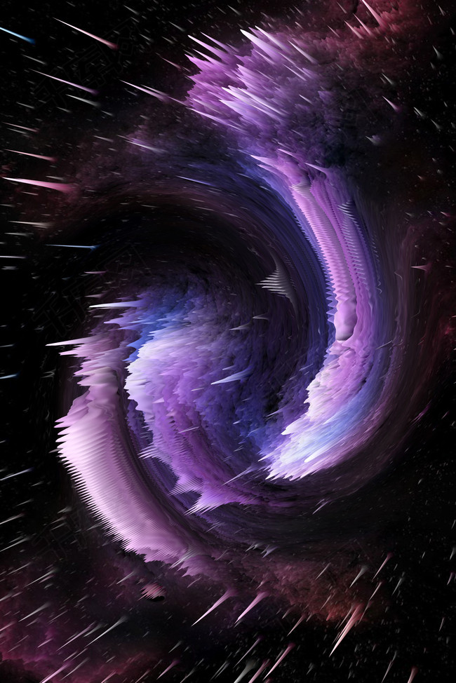 炫酷创意3d海报背景