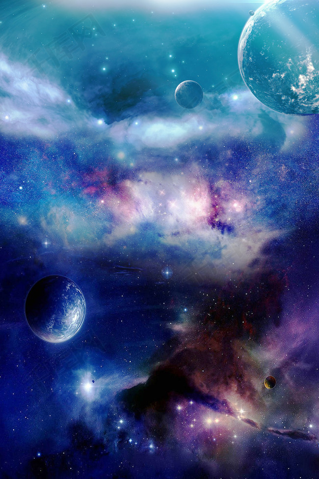 宇宙星球星空背景