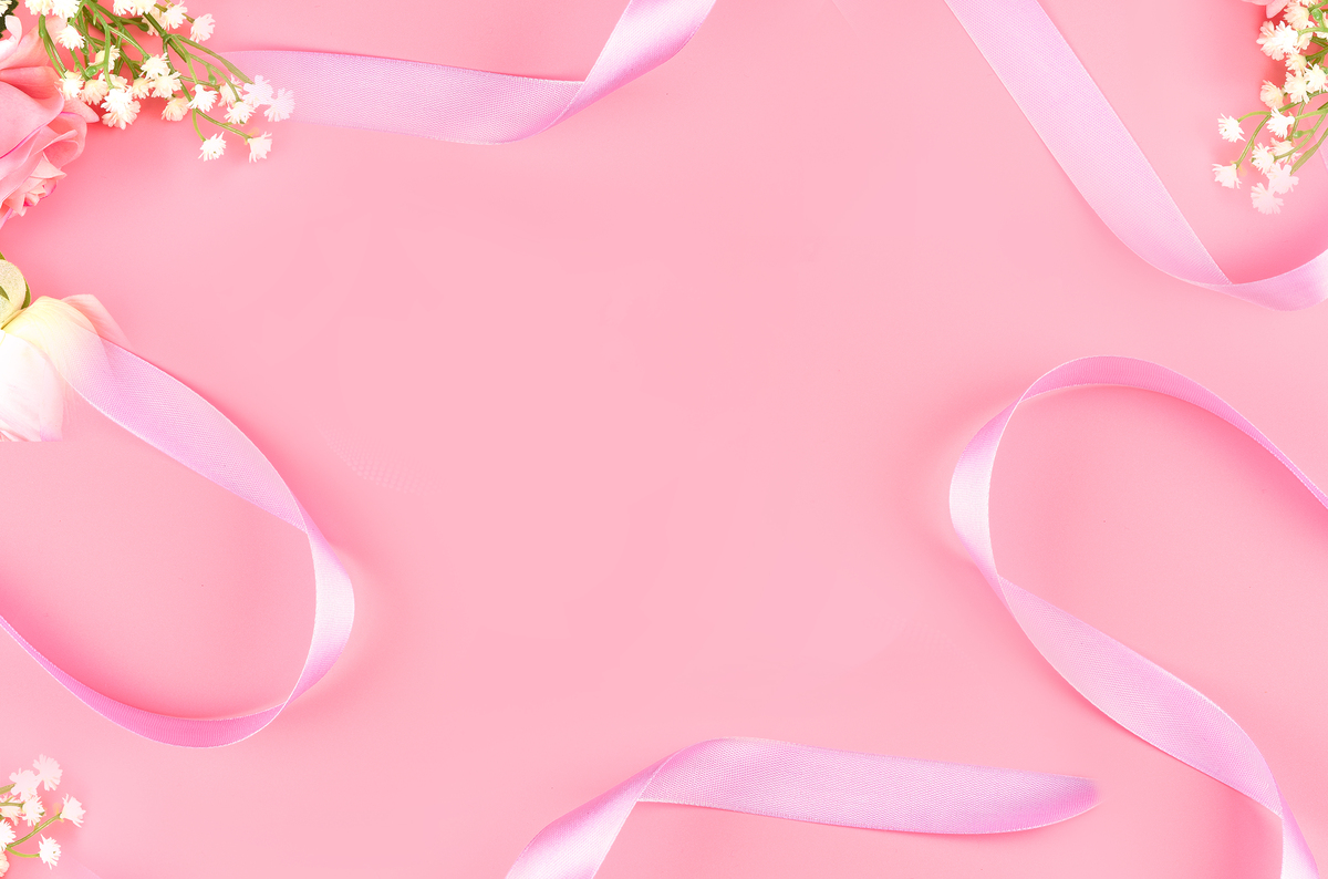 女生节家居化妆清新粉色插画海报
