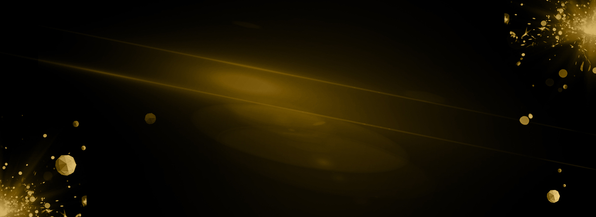 金粉时尚大气黑金商务背景banner