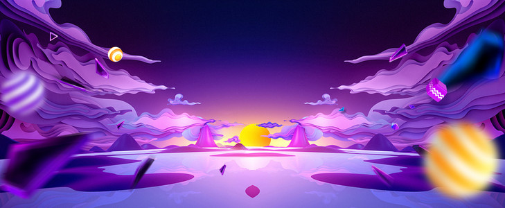 黄色扁平化狼人杀桌游宣传海报背景图片免费下