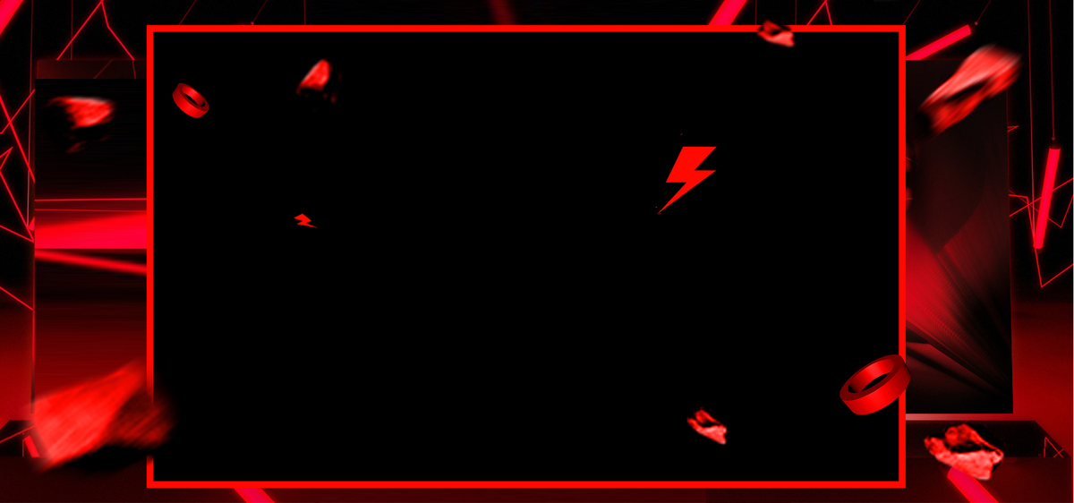 黑红酷炫大气家电特卖banner