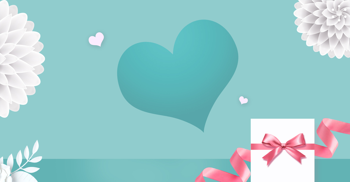 小清新爱心底纹背景图片免费下载_海报banner\/psd