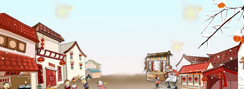 喜庆过年美食素材背景图片免费下载_广告背景