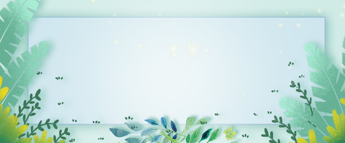 小清新花卉几何春季上市蓝色背景图片免费下载