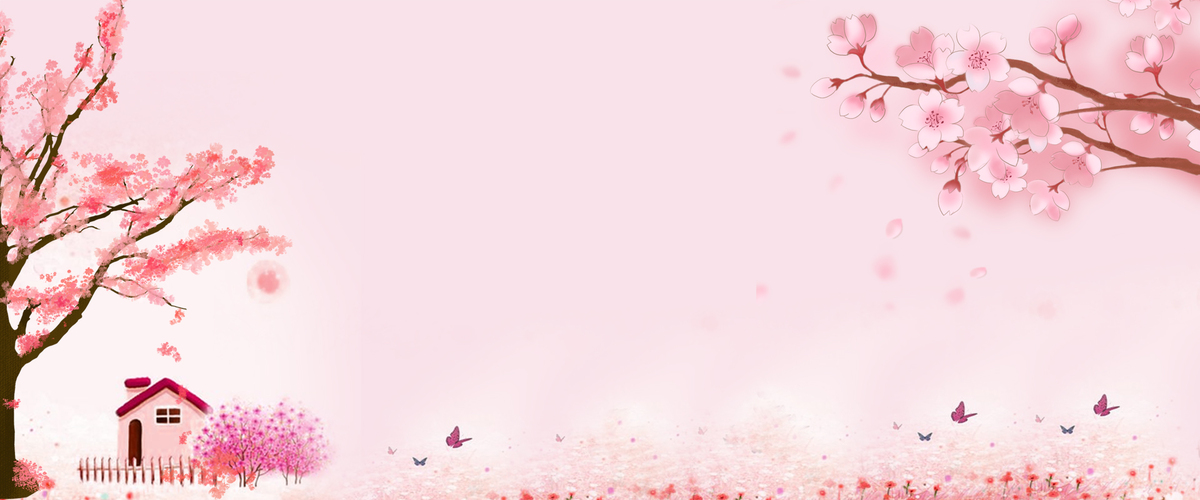 淘宝天猫樱花节唯美背景图片免费下载_海报b
