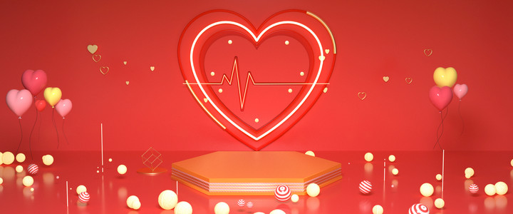 卡通爱心义卖献爱心慈善活动海报背景图片免费