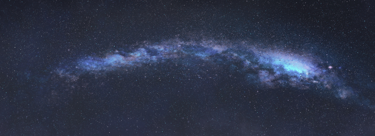简洁蓝紫银河系星空背景
