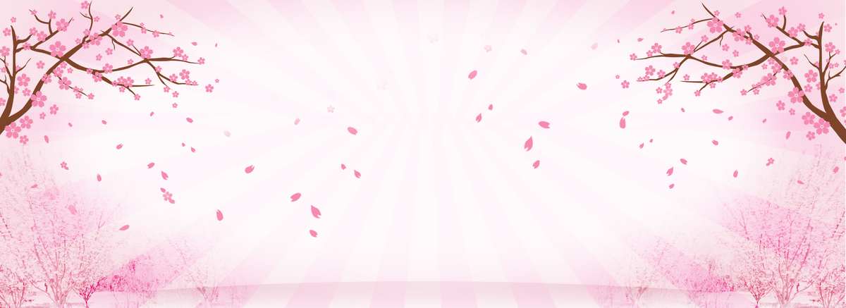 简约唯美樱花海报背景图片免费下载_海报ban