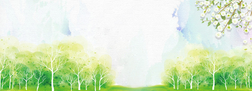 简约卡通手绘惊蛰节气背景图片免费下载_广告