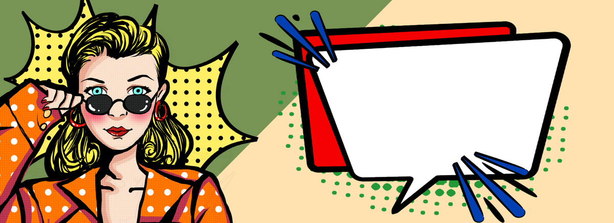 涂鸦风复古边框背景