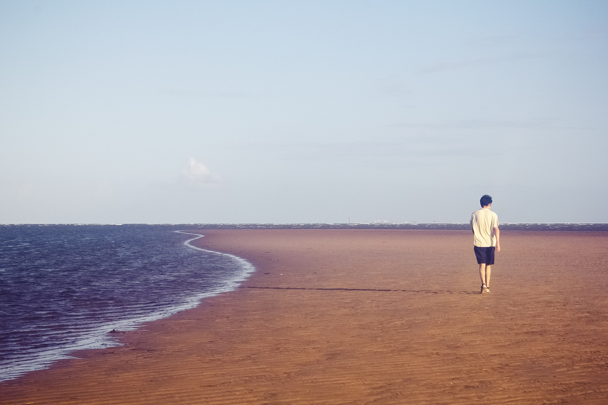 海边沙滩波浪摄影背景图片免费下载_海报banner/psd