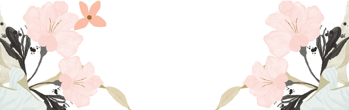 夏日清新淡雅花卉简约背景jpg素材-90设计