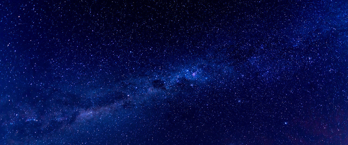 蓝色璀璨夜空光点梦幻星空背景