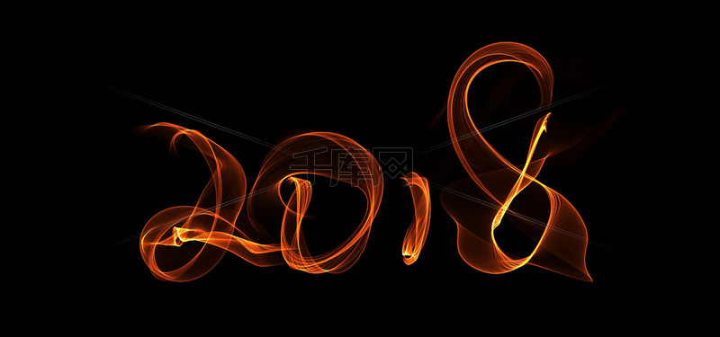 2018虚拟炫彩科技曲线banner背景图片免费下