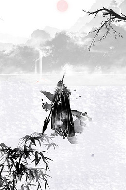 【黑白古风背景图片】_黑白古风高清背景素材