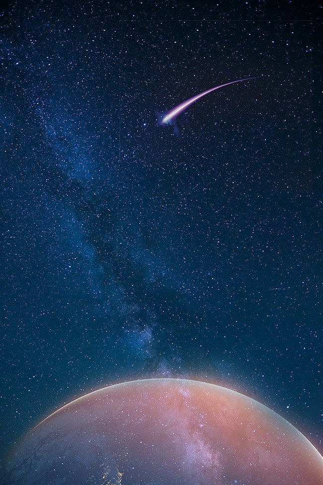 星空招聘_创意黑金星空炫酷招聘海报(3)