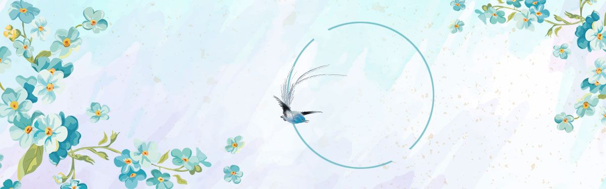 手绘文艺手绘banner海报背景背景图片素材