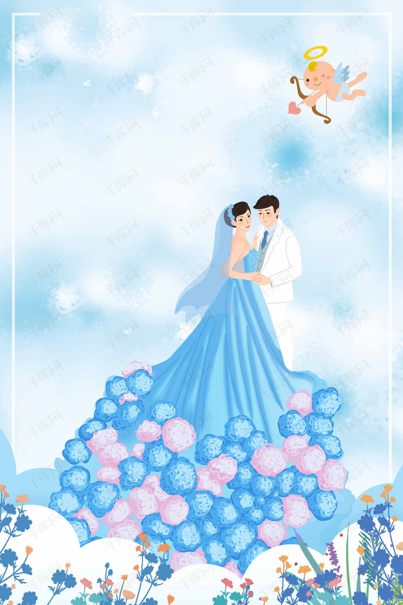 婚博会婚庆活动宣传海报背景图片免费下载_广告背景