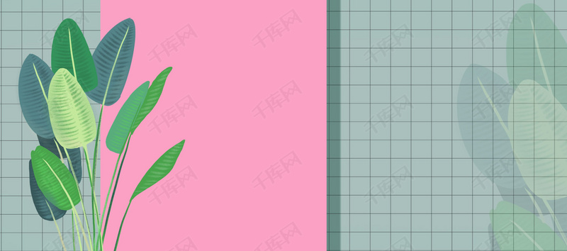 夏季上新ins风banner背景