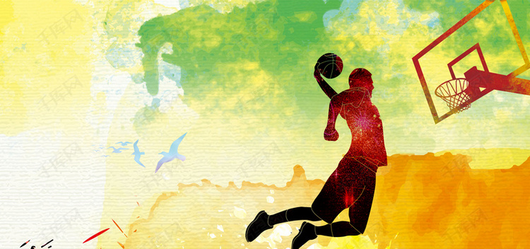 篮球体育运动比赛背景素材
