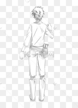 手绘男生