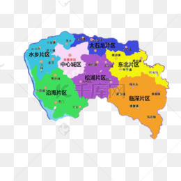 东莞城市区域划分地图