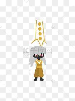 卖萌搞怪白无常妖魔鬼怪元素