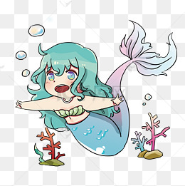 海底世界的美人鱼