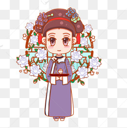 宫廷女子满族少女