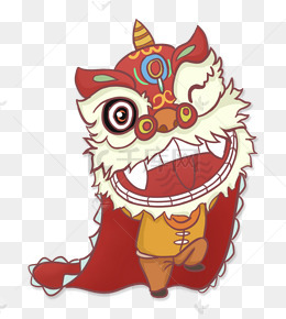 猪年除夕春节喜庆猪舞龙舞狮png图