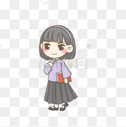 民国时期女学生png