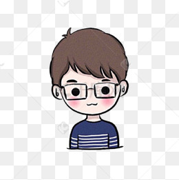 戴眼镜的卡通男孩素材图片免费下载_高清png_千库网
