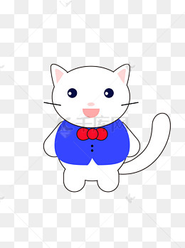 卡通可爱猫咪矢量原创
