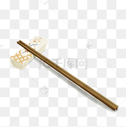 手绘卡通中式筷子