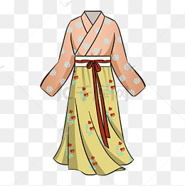 古装嫔妃服装插画