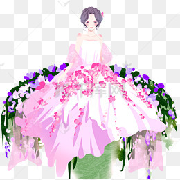 三八妇女节女王女神节手绘插画