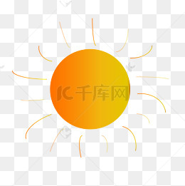 卡通简易的太阳免抠图
