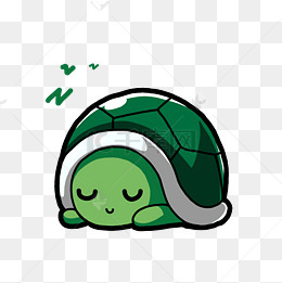 绿色卡通乌龟