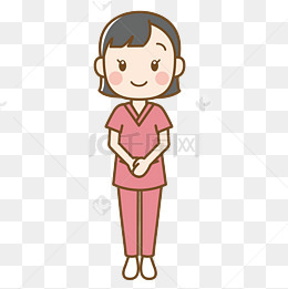 女服务员人物元素