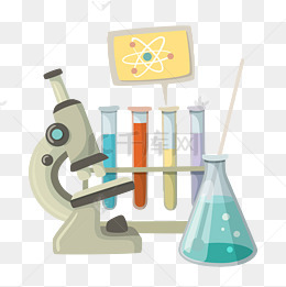 卡通手绘化学生物实验器材