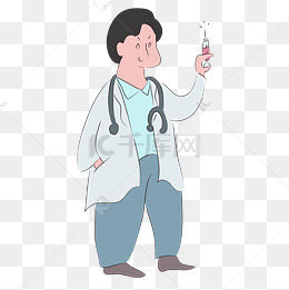可爱清新手绘医生卡通形象